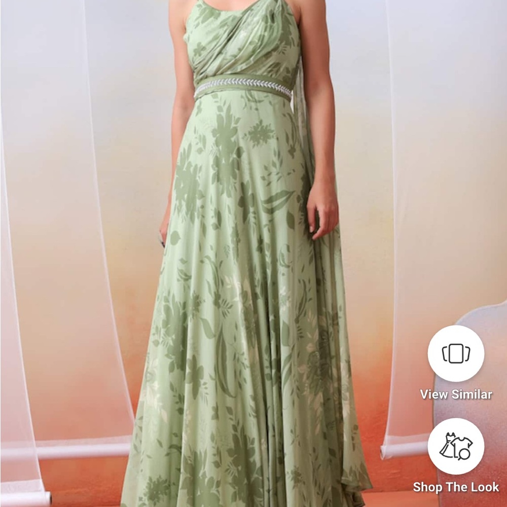 Elegant Green Maxi Dress
